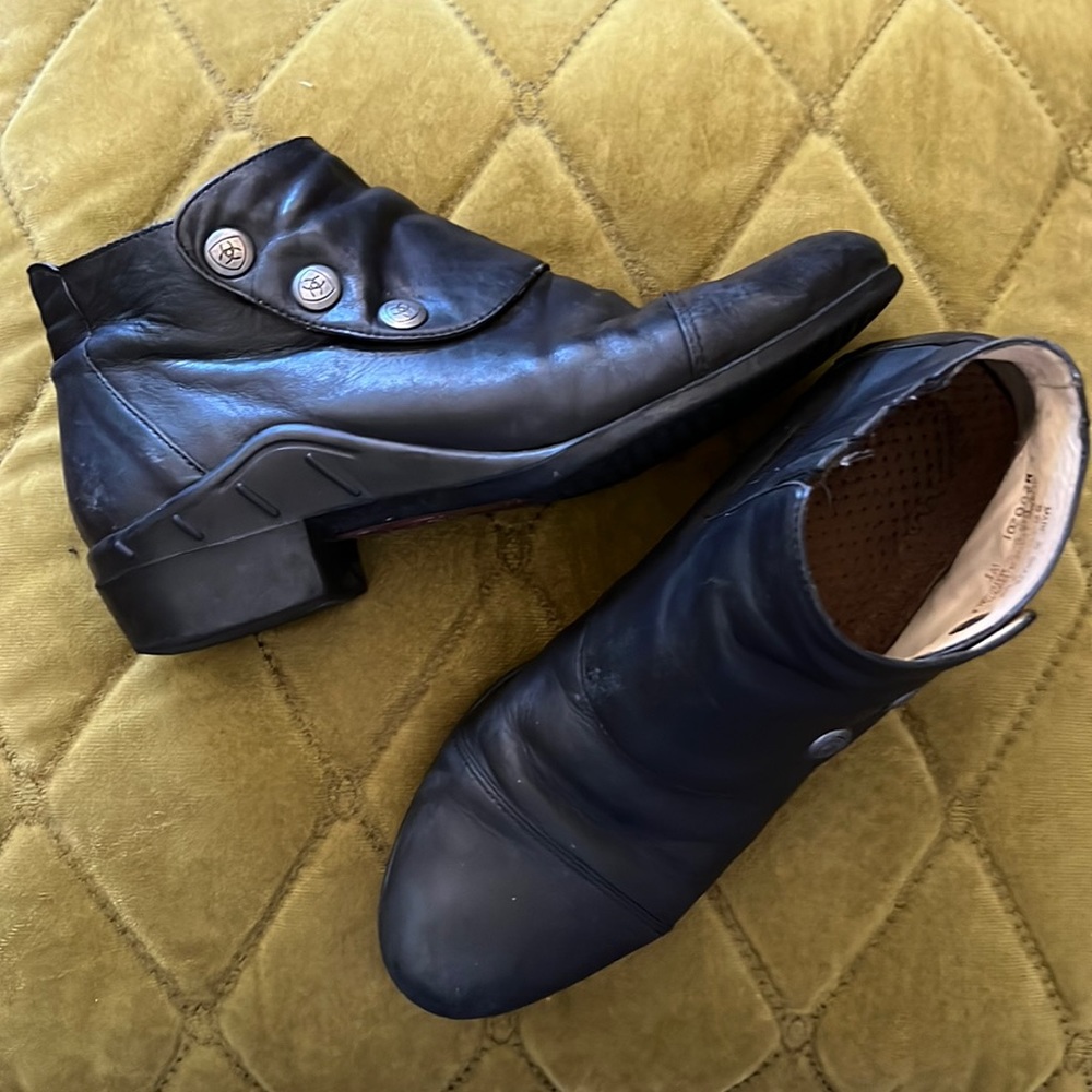 Ariat western ankle boots!